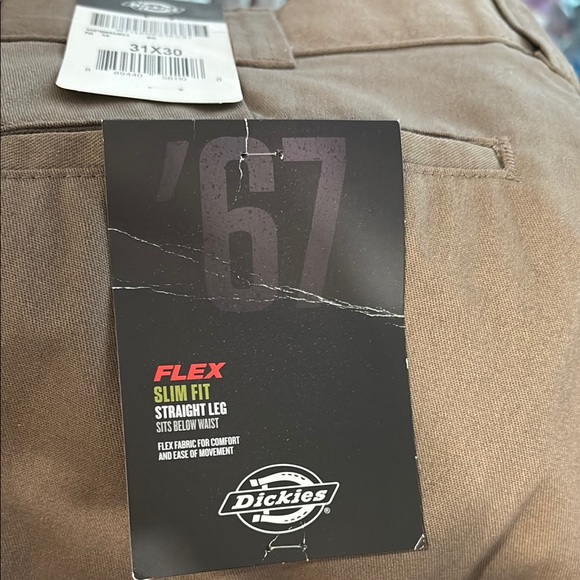 Dickies Brown Chinos Classic Khaki Style - Picture 4 of 4